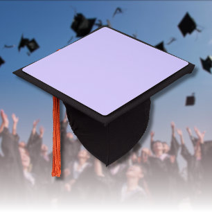Toque De Diplômé Pastel Lilac couleur solide Classique Élégant