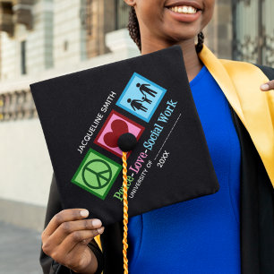 Toque De Diplômé Peace Love Travail social