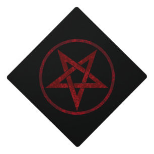 Toque De Diplômé Pentagram Red Devil