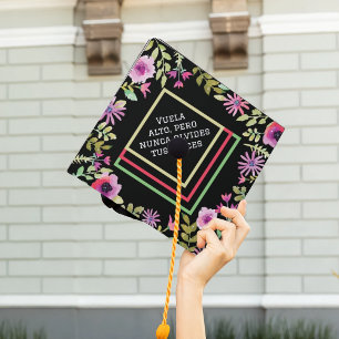 Toque De Diplômé Personnalisé Vuela Alto N'Oubliez Jamais Les Racin