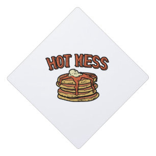 Toque De Diplômé Petit-déjeuner de Pancakes Hot Mess