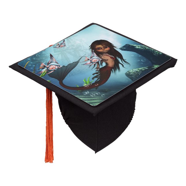 Toque De Diplômé Petite sirène (Incliné)