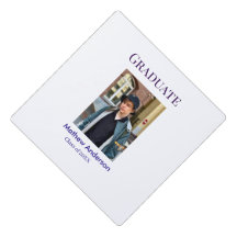 photo de remise de diplôme nom promotion 20XX bleu