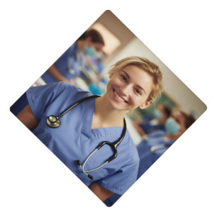 Toque De Diplômé Photo d'infirmière Personnaliser
