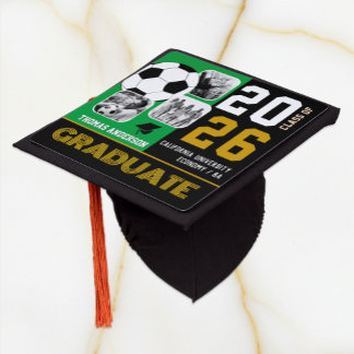 Toque De Diplômé Photo Graduation Hat, Soccer Ball Graduate, Modern