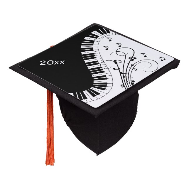 Toque De Diplômé Piano Keyboard Music Design année (Incliné)