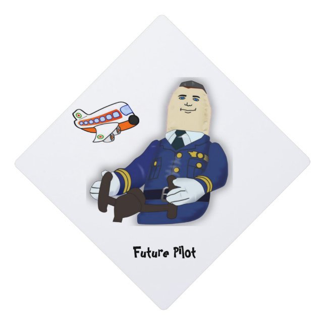 Toque De Diplômé Pilote de topper casquette (Devant)