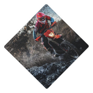 Toque De Diplômé Pilote de vélo droit lancer oreiller