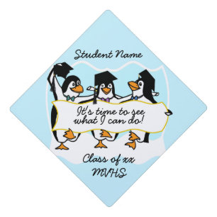 Toque De Diplômé Pingouins mignons de la production de caricatures