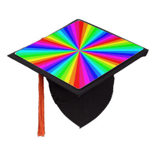 TOQUE DE DIPLÔMÉ PINWHEEL RAINBOUR