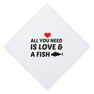 TOQUE DE DIPLÔMÉ POISSON ET AMOUR