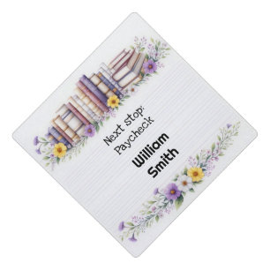 Toque De Diplômé Pompon de fin d'études de Voyage Académique Floral