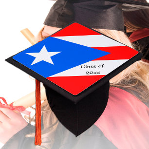 Toque De Diplômé Porto Rico & Drapeau - Étudiants / Université