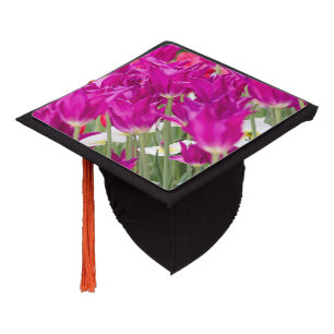 Toque De Diplômé Positions Pink Violet Lumineux