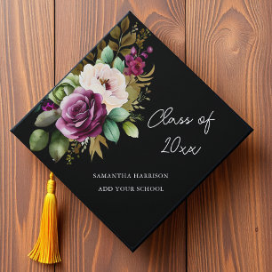 Toque De Diplômé Pourpre   Plum Floral