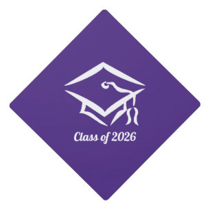 Toque De Diplômé Promotion de 20?? PURWHT Haut de Mortier de Promot