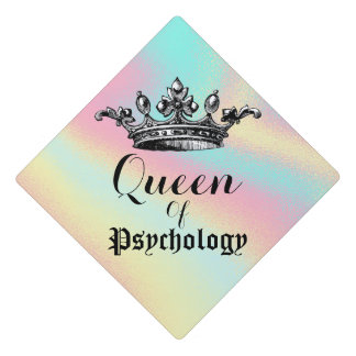 Toque De Diplômé Queen Crown Pink Girl College Major