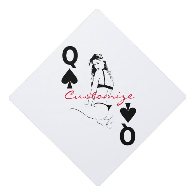 Toque De Diplômé Queen of Spades Bikini Girl Thunder_Cove (Devant)
