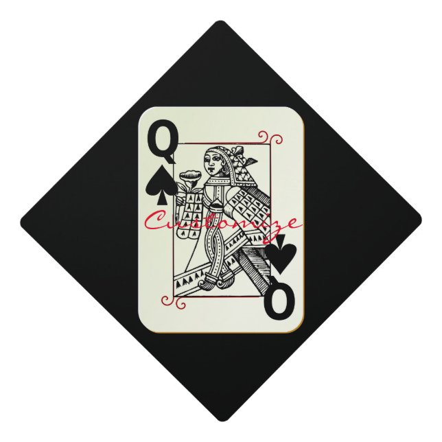 Toque De Diplômé Queen of Spades Thunder_Cove (Devant)