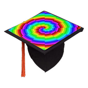 Toque De Diplômé Rainbow Spiral par Kenneth Yoncich