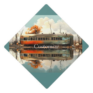 Toque De Diplômé Remorque Caravan vintage RV Thunder_Cove