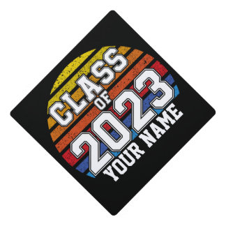 Toque De Diplômé Retro Sunset Class de 2023