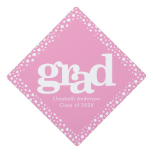 Toque De Diplômé Rose gras moderne simple typographie graphique gir