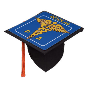 Toque De Diplômé Royal Blue PA School Graduation Cap Topper