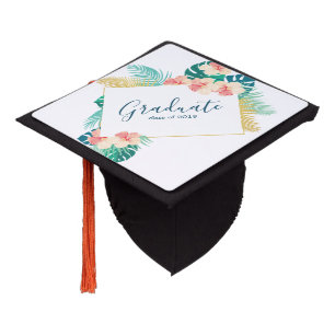 Toque De Diplômé Rubrique de classement Gold Hawaiian Hibiscus