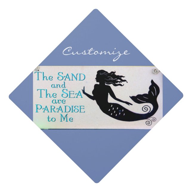Toque De Diplômé Sable et sirène Thunder_Cove de mer (Devant)