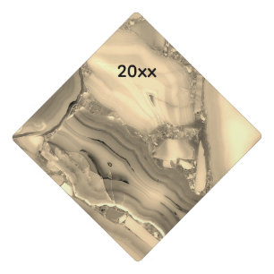 Toque De Diplômé Sac fourre-tout en agate marron