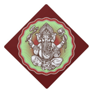 Toque De Diplômé Sagesse Ganapati Inde Hindou Lord Ganesha Elephant
