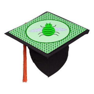 Toque De Diplômé Saint Patricks Day Bee et Shamrocks