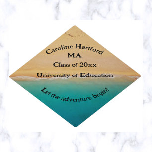 Toque De Diplômé Sandy Beach modifiable