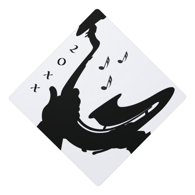 Toque De Diplômé Saxophone surréaliste (Devant)