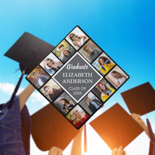 Toque De Diplômé Signe de graduation Collage de photos personnalisé