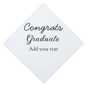 Toque De Diplômé Simple congratulation graduation add your