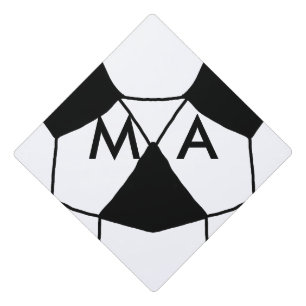 Toque De Diplômé Simple monogramme ajouter votre nom lettre man min