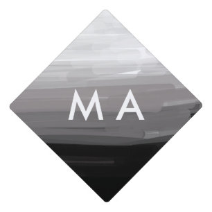 Toque De Diplômé Simple monogramme ajouter votre nom lettre man min
