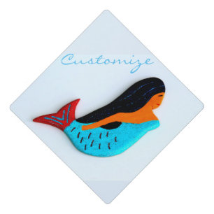 Toque De Diplômé Sirène bleue Thunder_Cove de natation