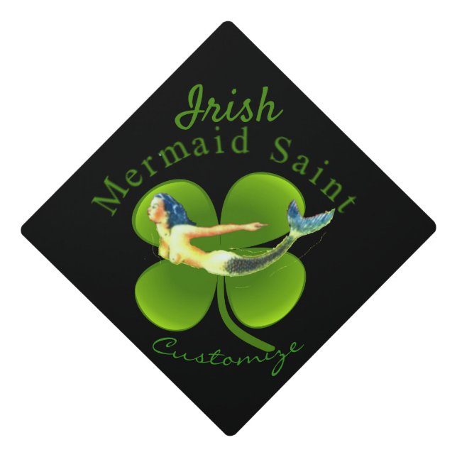 Toque De Diplômé Sirène irlandaise Saint Thunder_Cove (Devant)