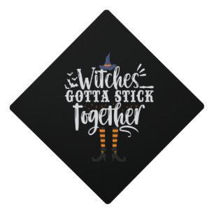 Toque De Diplômé Sorcières Il faut coller ensemble Funny Gothic sor