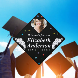 Toque De Diplômé Souvenir Photo & Ange Wings Mémorial