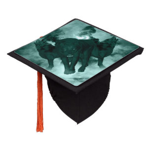 Toque De Diplômé Super loups foncés