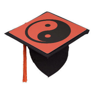 Toque De Diplômé Symbole Yin Yang - tatouage solide