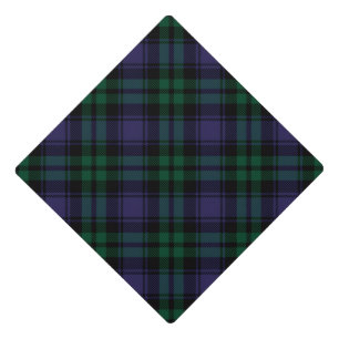 Toque De Diplômé Tartan Black Watch, Carreaux