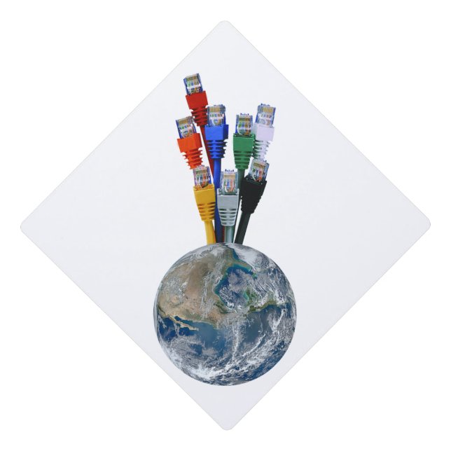 Toque De Diplômé Terre connectée au réseau Ethernet (Devant)