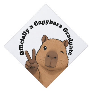 Toque De Diplômé Tête de gland de diplômé de capybara officielle