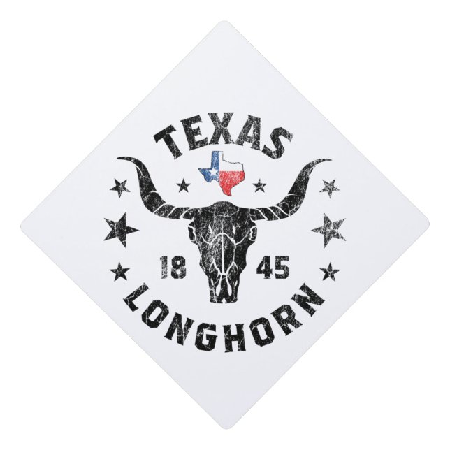 Toque De Diplômé Texas Longhorn pour les fans (Devant)