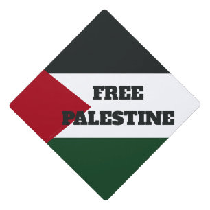 Toque De Diplômé Texte personnalisé Palestine libre – Diplômé au dr